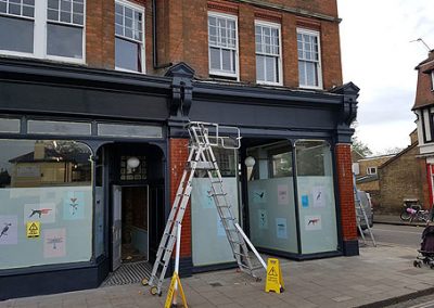 NJC building consultants provided party wall surveyor services when the client wanted to combine two retail units into a single space