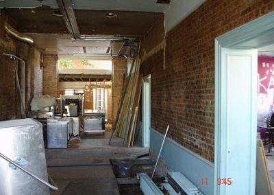 Minor demolitions in combining two retail units into one. NJC building consultants acted as party wall surveyor for the project