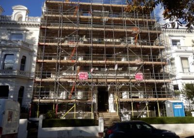 External refurbishment for a block of flats in Notting Hill