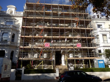 External refurbishment for a block of flats in Notting Hill